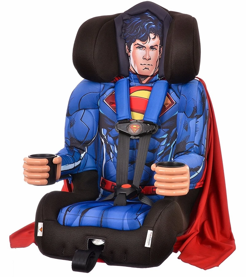 KidsEmbrace Harness Booster Car Seat - Superman 1 KidsEmbrace Harness Booster Car Seat - Superman