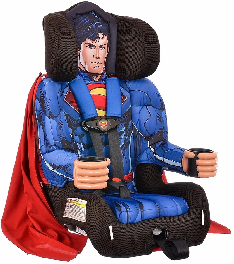 KidsEmbrace Harness Booster Car Seat - Superman 2 KidsEmbrace Harness Booster Car Seat - Superman - Image 2