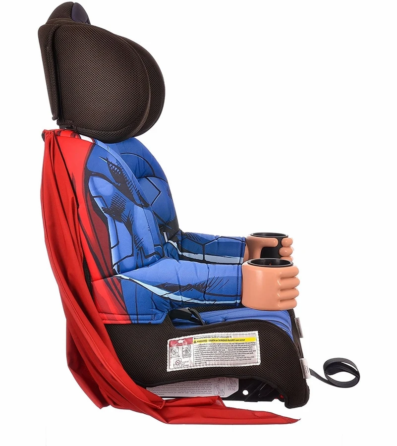 KidsEmbrace Harness Booster Car Seat - Superman 4 KidsEmbrace Harness Booster Car Seat - Superman - Image 4