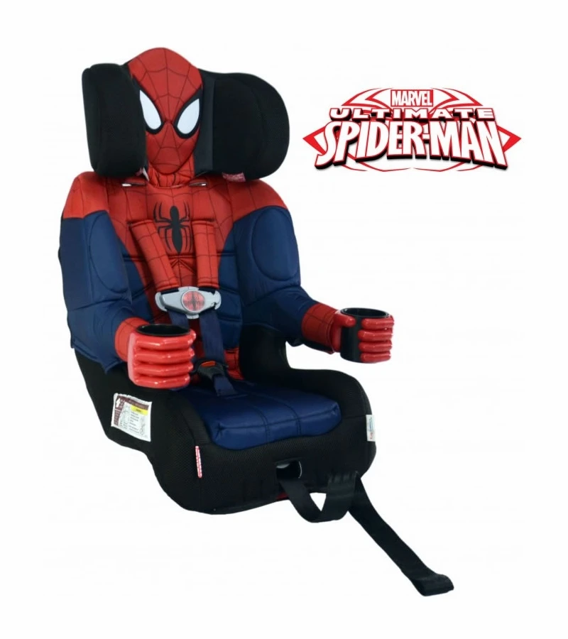 KidsEmbrace Harness Booster Car Seat - Ultimate Spider-Man, Black 4 KidsEmbrace Harness Booster Car Seat - Ultimate Spider-Man, Black - Image 4