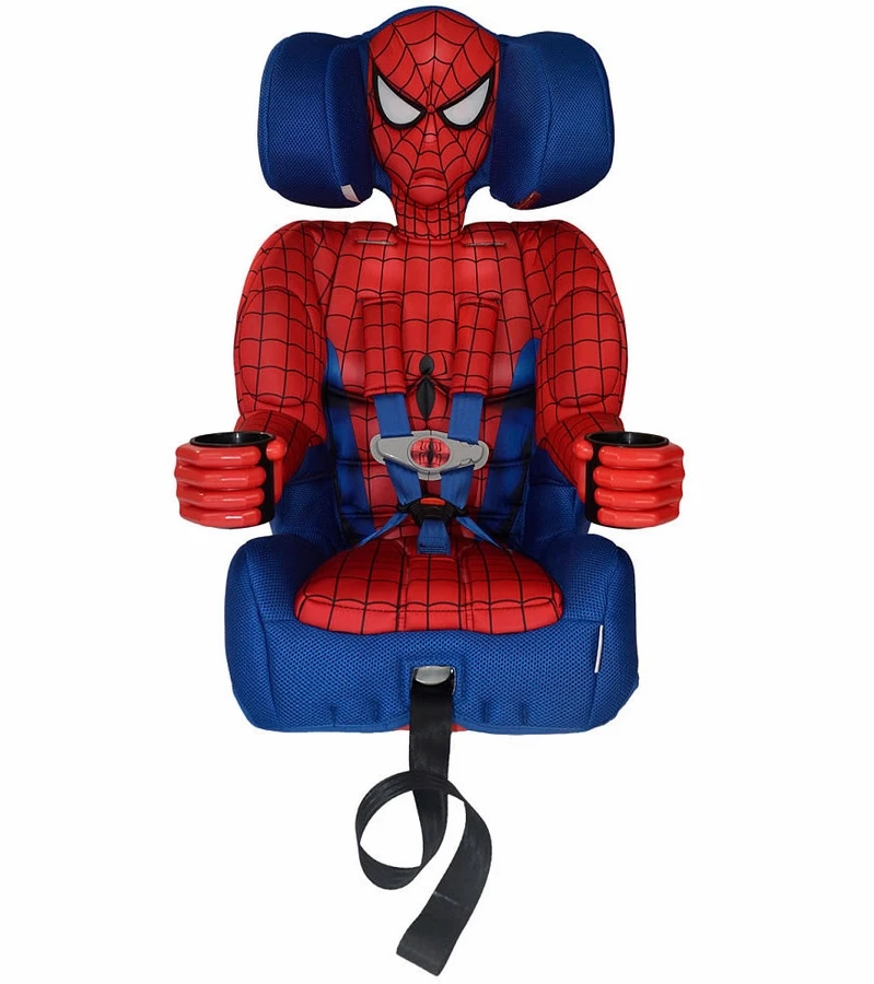 KidsEmbrace Harness Booster Car Seat - Ultimate Spider-Man, Blue 2 KidsEmbrace Harness Booster Car Seat - Ultimate Spider-Man, Blue - Image 2