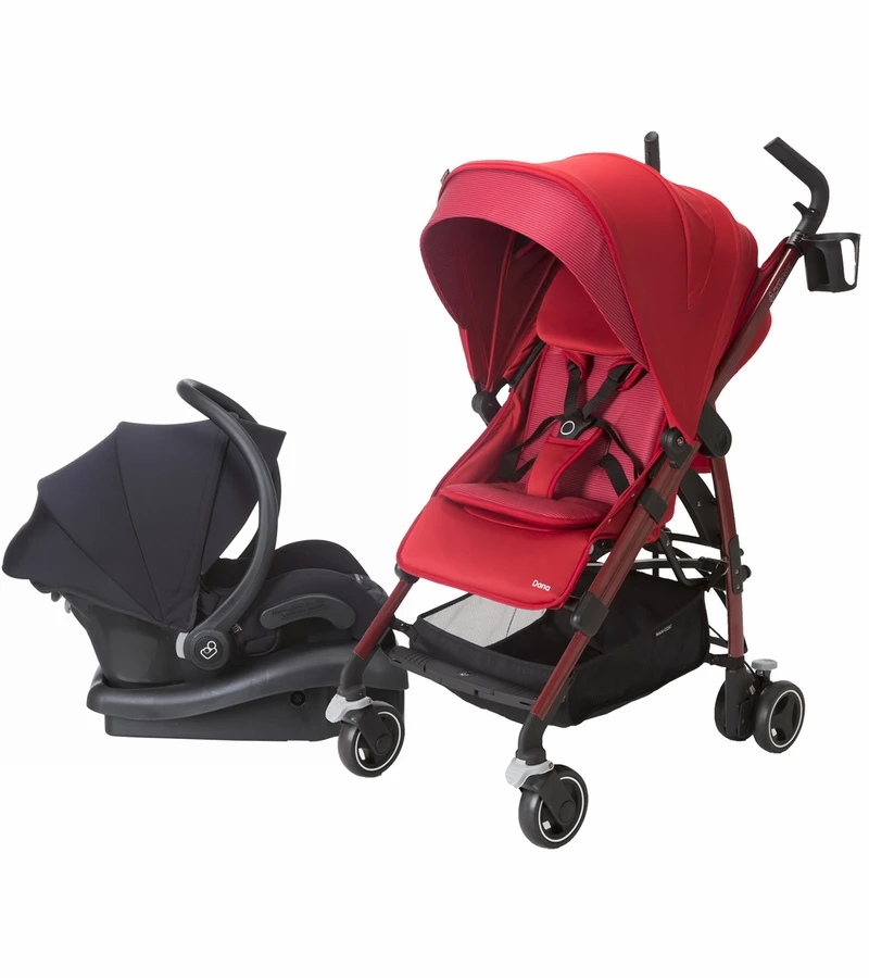 Maxi-Cosi Dana + Mico 30 Travel System - Red Rumor/Night Black 1 Maxi-Cosi Dana + Mico 30 Travel System - Red Rumor/Night Black
