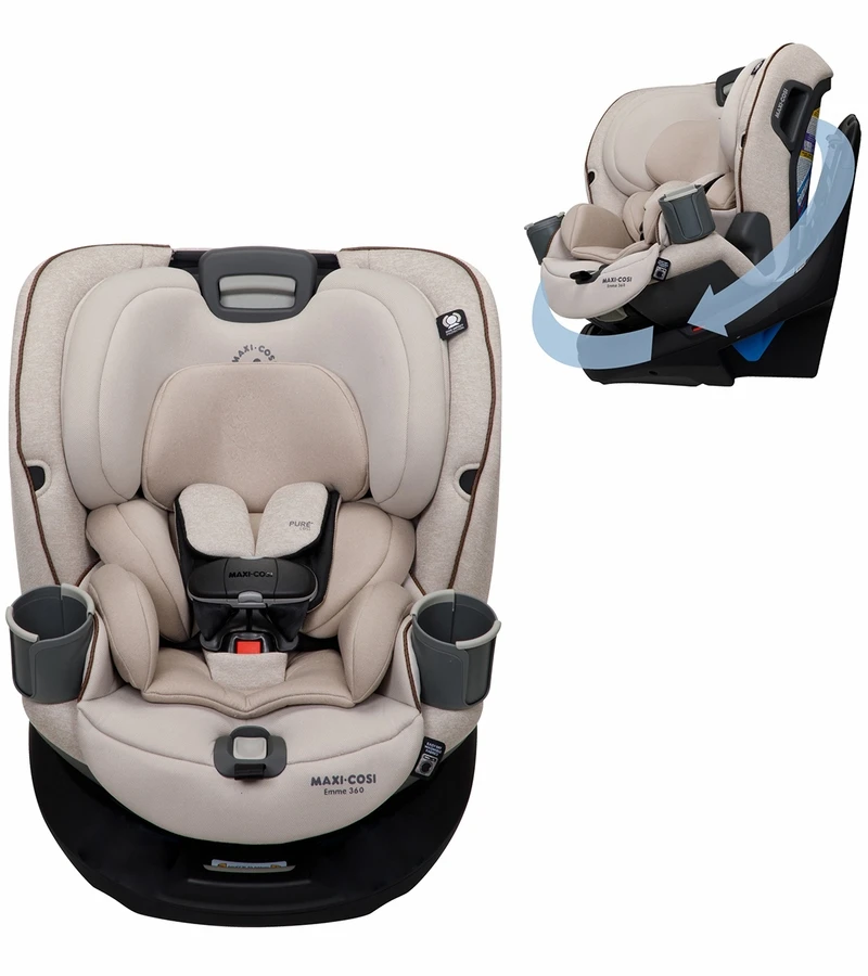 Maxi-Cosi Emme 360 Rotating All-in-One Convertible Car Seat - Desert Wonder 1 Maxi-Cosi Emme 360 Rotating All-in-One Convertible Car Seat - Desert Wonder