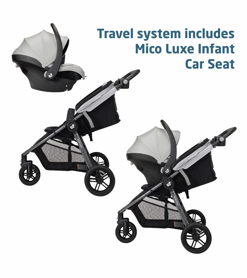 Maxi-Cosi Gia XP Luxe 3-Wheel Travel System - Midnight Moon 2 Maxi-Cosi Gia XP Luxe 3-Wheel Travel System - Midnight Moon - Image 2