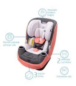 Maxi-Cosi Pria All-in-One Convertible Car Seat - Coral Quartz (PureCosi) -Britax || Graco || Maxi-Cosi Shop maxi cosi pria all in one convertible car seat coral quartz purecosi 184