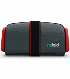 Mifold Grab-and-Go Backless Belt Positioning Booster Car Seat - Slate Grey