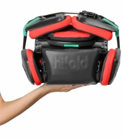 Mifold HiFold Fit-and-Fold Highback Belt-Postioning Booster Car Seat - Red -Britax || Graco || Maxi-Cosi Shop mifold hifold fit and fold highback belt postioning booster car seat red 165 1