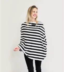 Milk Snob Infant Car Seat & Nursing Cover - Black/White -Britax || Graco || Maxi-Cosi Shop milk snob infant car seat nursing cover black white 276