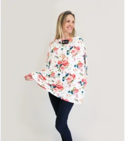 Milk Snob Infant Car Seat & Nursing Cover - French Floral -Britax || Graco || Maxi-Cosi Shop milk snob infant car seat nursing cover french floral 273