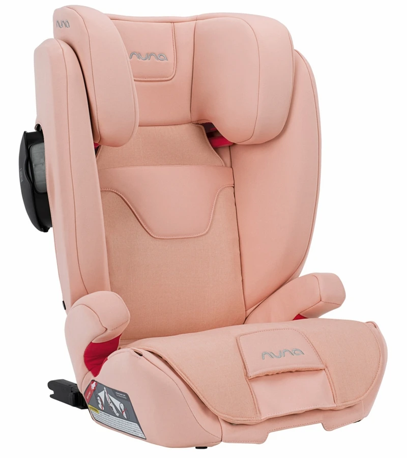 Nuna AACE Flame-Retardant Free High Back Belt Positioning Booster Car Seat - Coral 2 Nuna AACE Flame-Retardant Free High Back Belt Positioning Booster Car Seat - Coral - Image 2