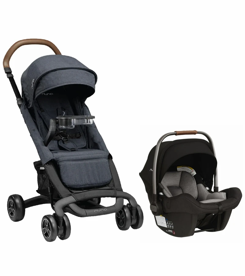 Nuna PEPP Next + PIPA Lite Travel System Bundle - Lake/Caviar 1 Nuna PEPP Next + PIPA Lite Travel System Bundle - Lake/Caviar