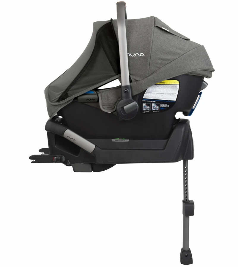 Nuna Pipa Lightweight Infant Car Seat With Load Leg - Granite 6 Nuna Pipa Lightweight Infant Car Seat With Load Leg - Granite - Image 6