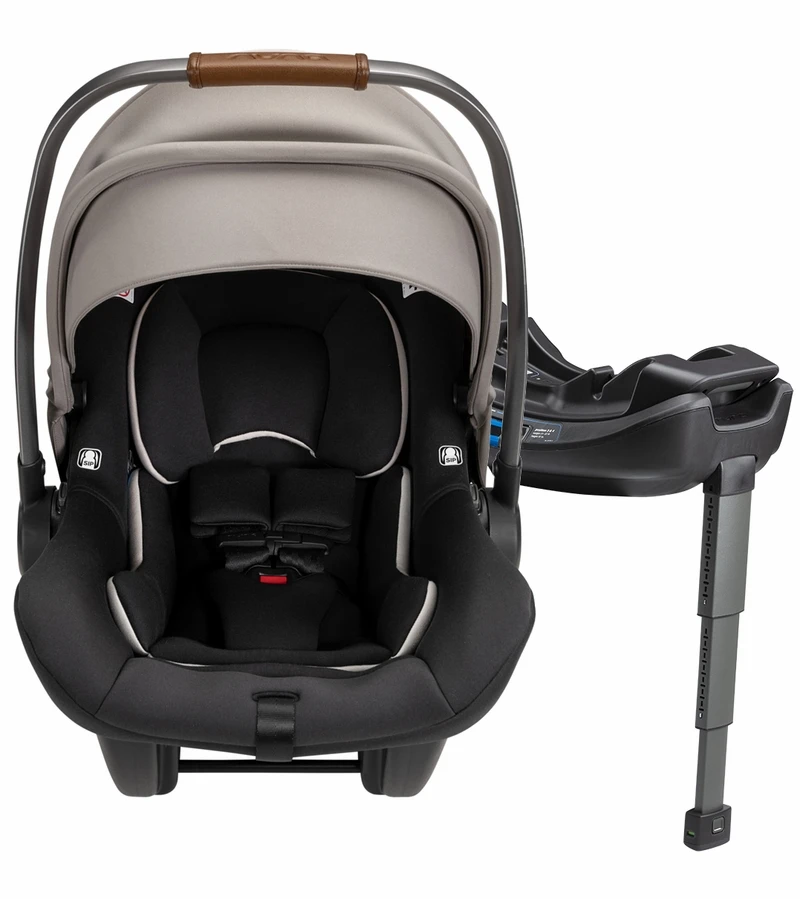 Nuna PIPA Lite R Lightweight Infant Car Seat + RELX Base With Load Leg - Timber 1 Nuna PIPA Lite R Lightweight Infant Car Seat + RELX Base With Load Leg - Timber