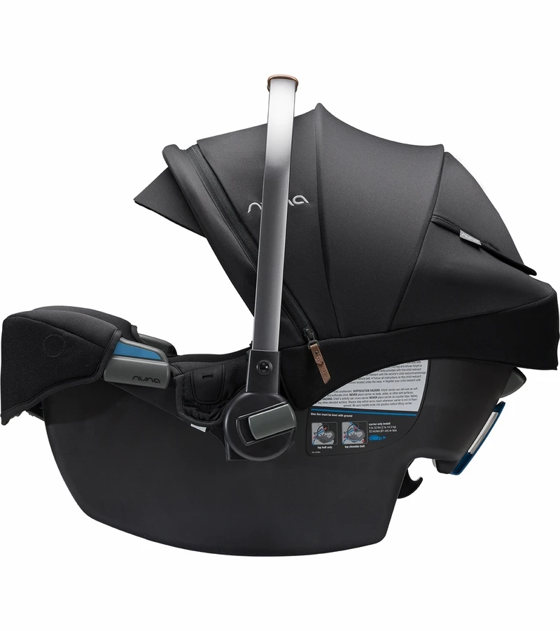 Nuna PIPA RX Lightweight Infant Car Seat + RELX Base With Load Leg - Caviar 3 Nuna PIPA RX Lightweight Infant Car Seat + RELX Base With Load Leg - Caviar - Image 3