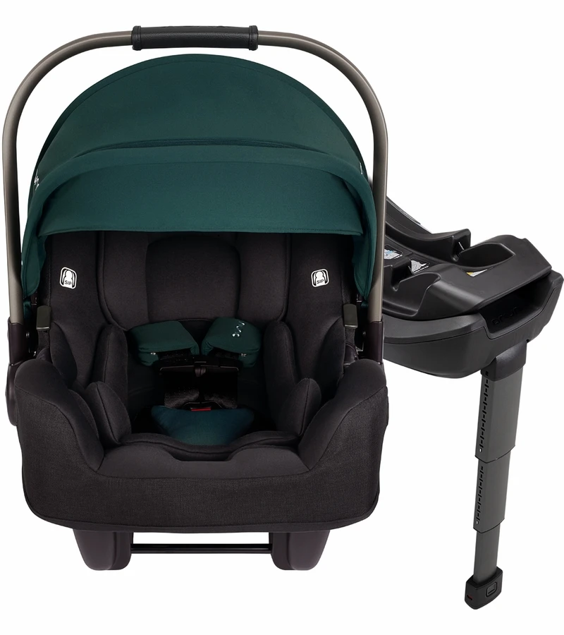 Nuna PIPA RX Lightweight Infant Car Seat + RELX Base With Load Leg - Lagoon 1 Nuna PIPA RX Lightweight Infant Car Seat + RELX Base With Load Leg - Lagoon