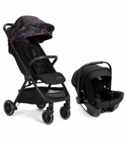 Nuna TRVL + PIPA Urbn Travel System - Rainbow By Georgette Polizzi
