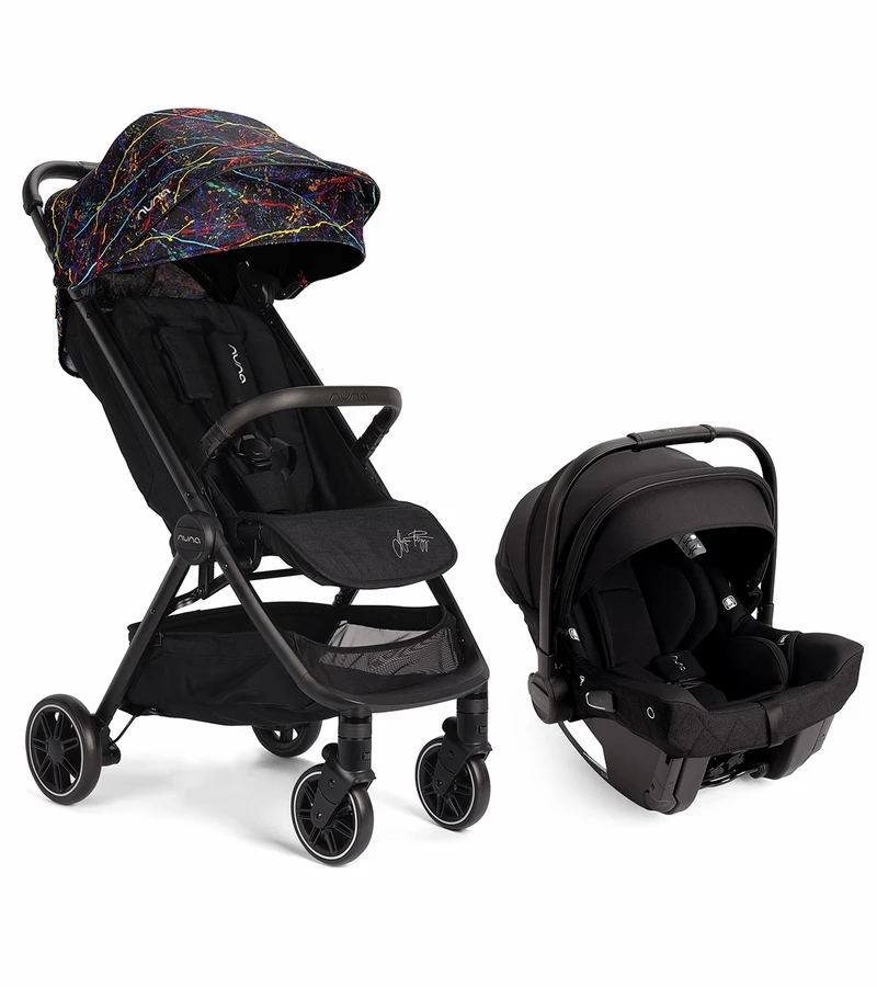Nuna TRVL + PIPA Urbn Travel System - Rainbow By Georgette Polizzi 1 Nuna TRVL + PIPA Urbn Travel System - Rainbow By Georgette Polizzi