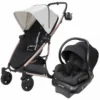 Quinny Zapp Flex Plus Stroller + Maxi-Cosi Mico 30 Infant Car Seat Bundle - Rachel Zoe Luxe Sport / Midnight Black