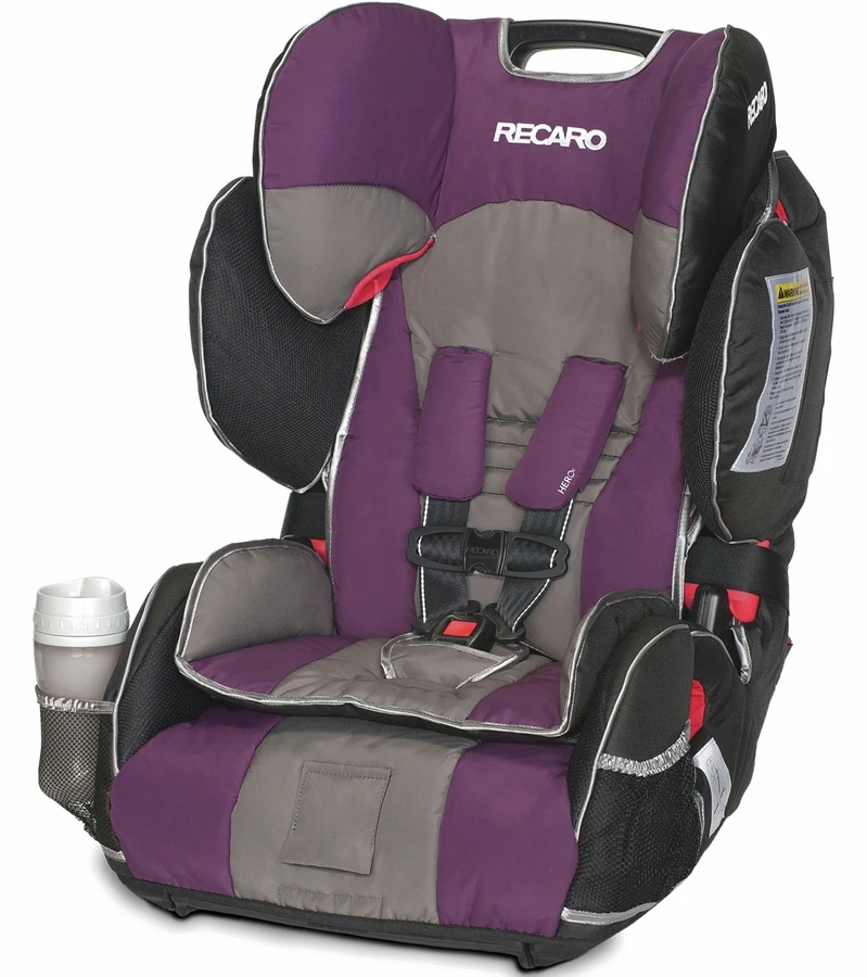 RECARO Performance SPORT Combination Harness Booster Car Seat - Plum 1 RECARO Performance SPORT Combination Harness Booster Car Seat - Plum