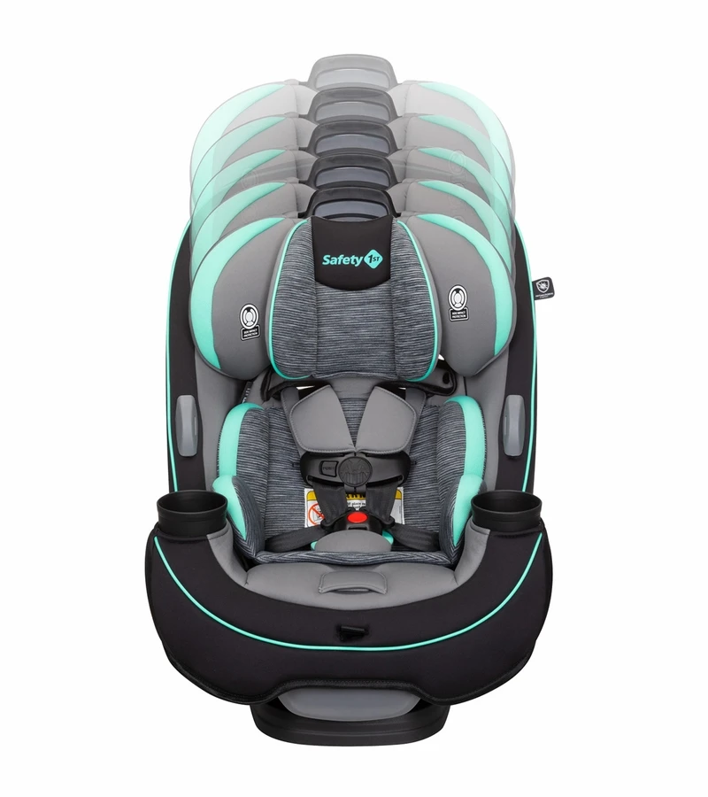 Safety 1st Grow And Go All-in-One Convertible Car Seat - Aqua Pop 2 Safety 1st Grow And Go All-in-One Convertible Car Seat - Aqua Pop - Image 2