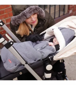 Skip Hop 3 Season Footmuff, Infant - Heather Gray -Britax || Graco || Maxi-Cosi Shop skip hop 3 season footmuff infant heather gray 258