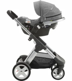 Stokke Pipa Infant Car Seat By Nuna - Black Melange -Britax || Graco || Maxi-Cosi Shop stokke pipa infant car seat by nuna black melange 296