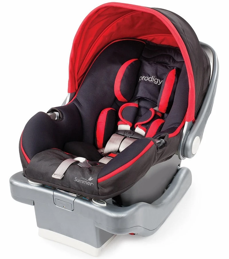 Summer Infant Prodigy Infant Car Seat - Jet Set/Red 1 Summer Infant Prodigy Infant Car Seat - Jet Set/Red
