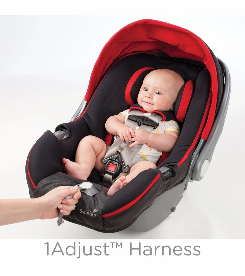 Summer Infant Prodigy Infant Car Seat - Jet Set/Red 4 Summer Infant Prodigy Infant Car Seat - Jet Set/Red - Image 4