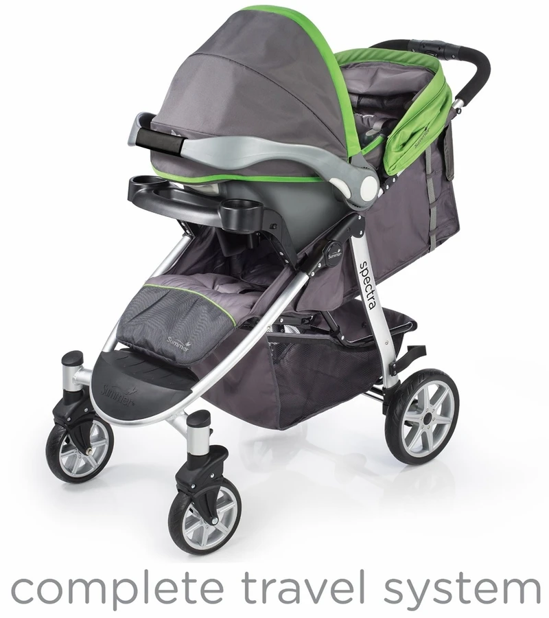 Summer Infant Spectra & Prodigy Travel System - Mod Green 2 Summer Infant Spectra & Prodigy Travel System - Mod Green - Image 2