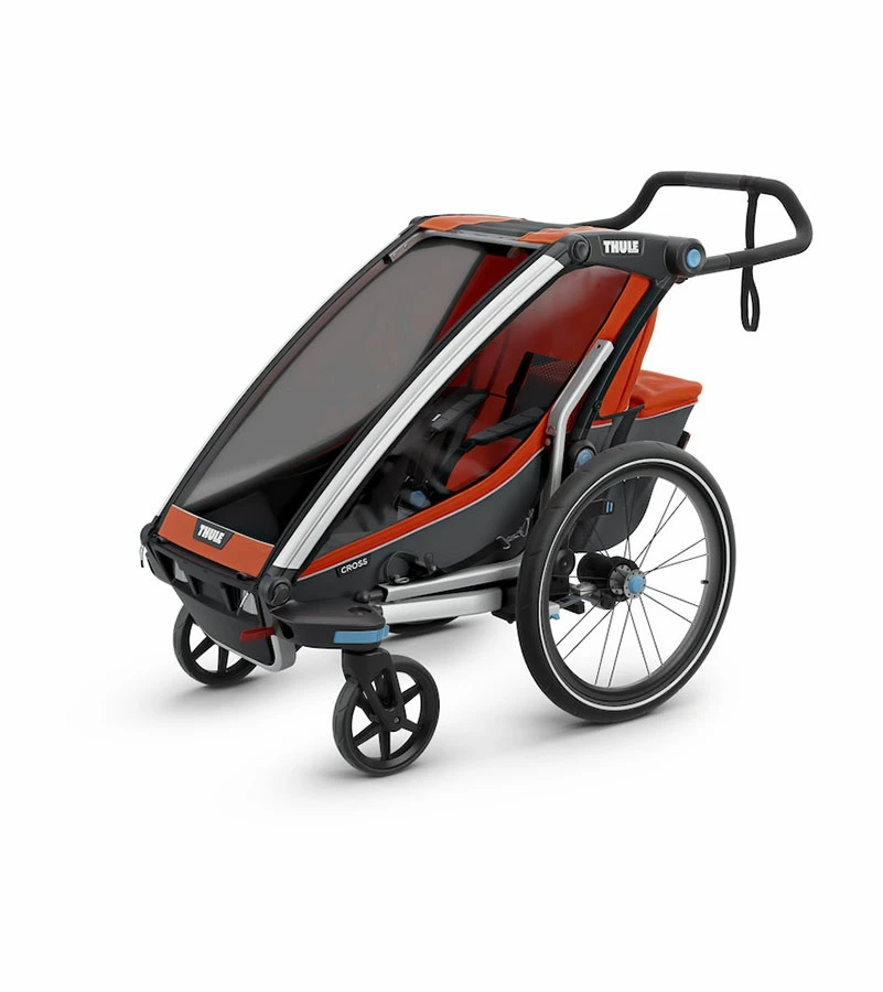 Thule Chariot Cross1 Trailer - Orange 2 Thule Chariot Cross1 Trailer - Orange - Image 2