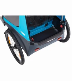Thule Coaster XT Bicycle Trailer + Rain Cover Bundle - Blue -Britax || Graco || Maxi-Cosi Shop thule coaster xt bicycle trailer rain cover bundle blue 147