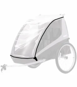 Thule Coaster XT Bicycle Trailer + Rain Cover Bundle - Blue -Britax || Graco || Maxi-Cosi Shop thule coaster xt bicycle trailer rain cover bundle blue 148