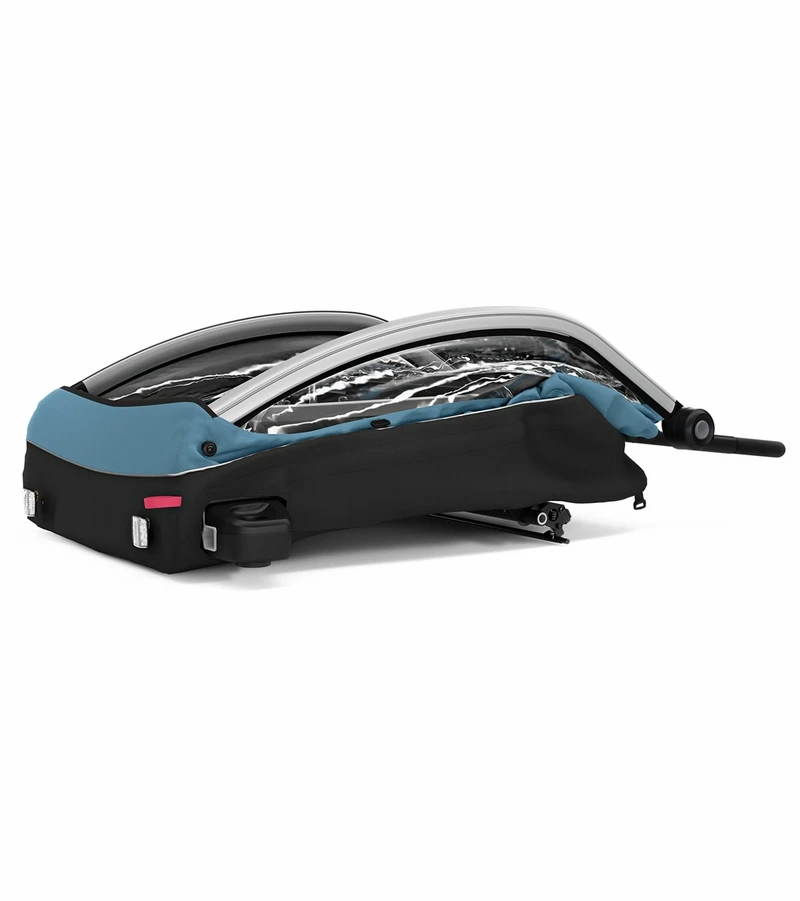 Thule Courier Bicycle Trailer + Stroller - Aegean Blue 6 Thule Courier Bicycle Trailer + Stroller - Aegean Blue - Image 6