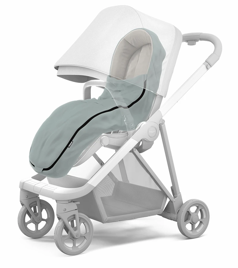 Thule Stroller Footmuff - Alaska Blue 2 Thule Stroller Footmuff - Alaska Blue - Image 2