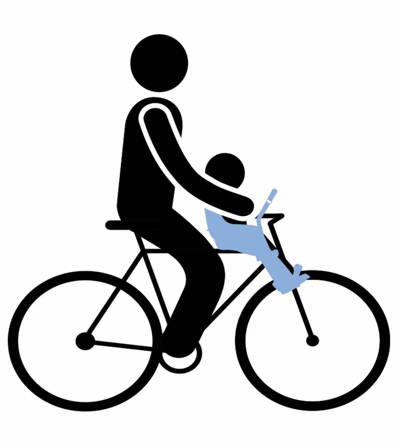 Thule Yepp Mini Front Mounted Child Bike Seat - Black 5 Thule Yepp Mini Front Mounted Child Bike Seat - Black - Image 5