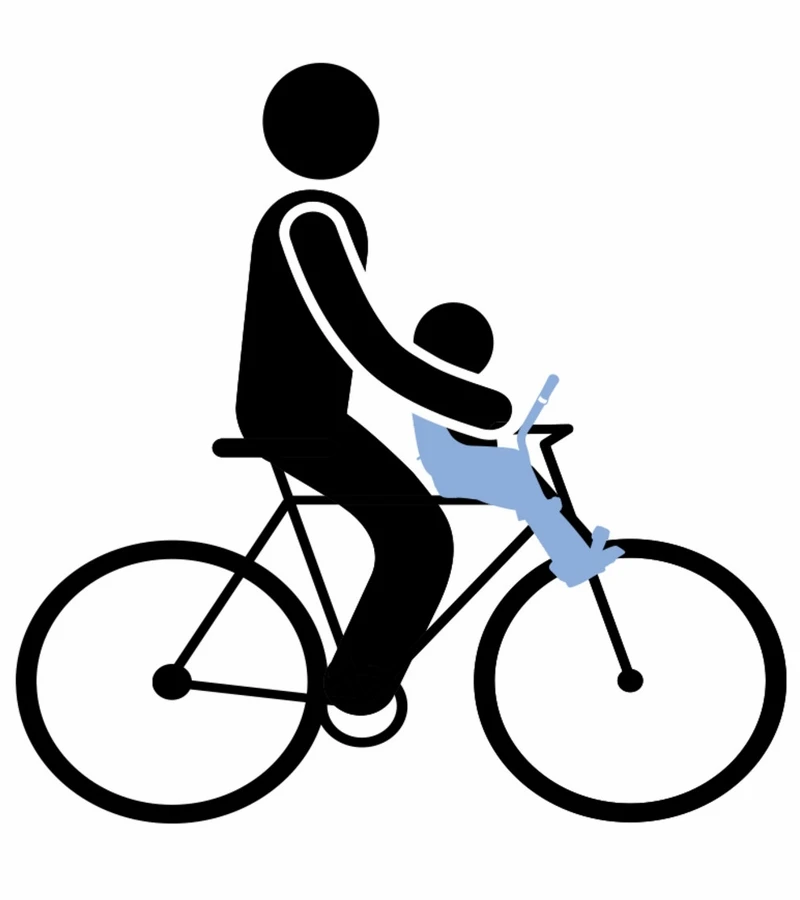 Thule Yepp Mini Front Mounted Child Bike Seat - Blue 5 Thule Yepp Mini Front Mounted Child Bike Seat - Blue - Image 5