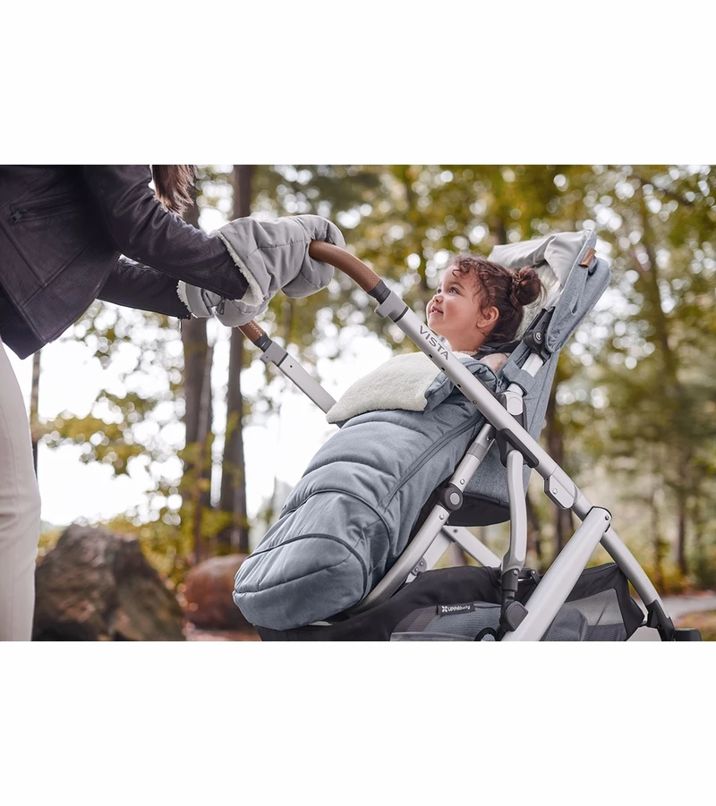 UPPAbaby Cozy Hand Muffs - Declan / Liam (Oat Melange) 2 UPPAbaby Cozy Hand Muffs - Declan / Liam (Oat Melange) - Image 2