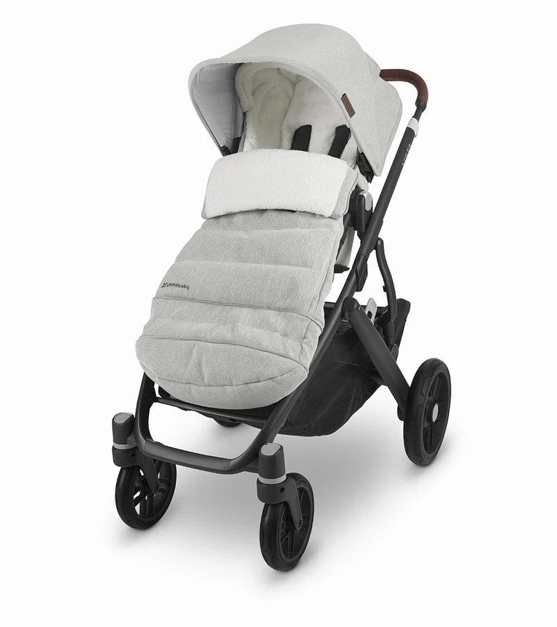 UPPAbaby CozyGanoosh Footmuff - Anthony (White And Grey Chenille) 1 UPPAbaby CozyGanoosh Footmuff - Anthony (White And Grey Chenille)