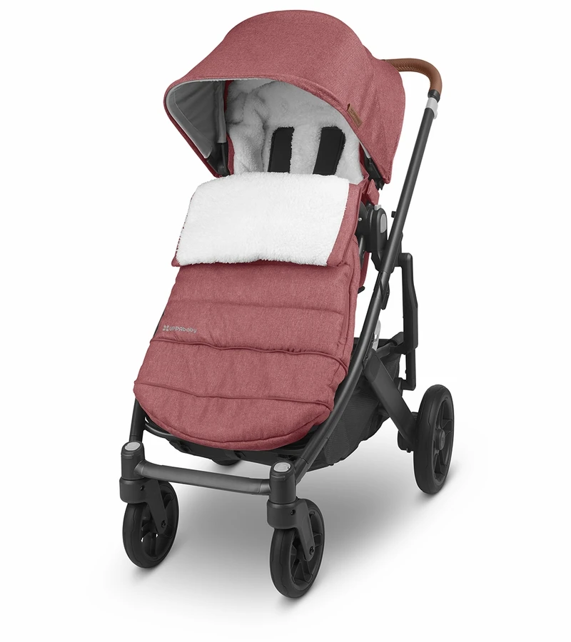 UPPAbaby CozyGanoosh Footmuff - Lucy (Rosewood Melange) 1 UPPAbaby CozyGanoosh Footmuff - Lucy (Rosewood Melange)