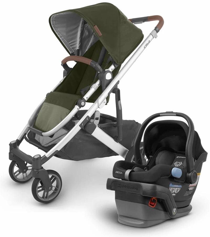 UPPAbaby Cruz V2 + Mesa Travel System Bundle - Hazel/Jake 1 UPPAbaby Cruz V2 + Mesa Travel System Bundle - Hazel/Jake