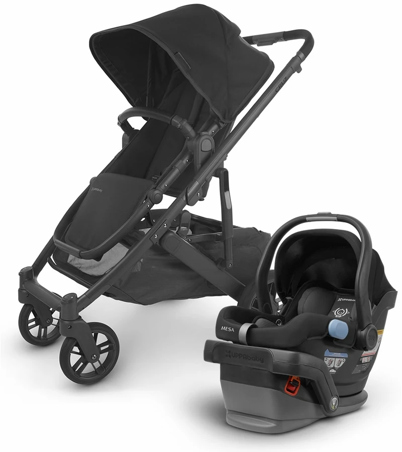 UPPAbaby Cruz V2 + Mesa Travel System Bundle - Jake/Jake 1 UPPAbaby Cruz V2 + Mesa Travel System Bundle - Jake/Jake