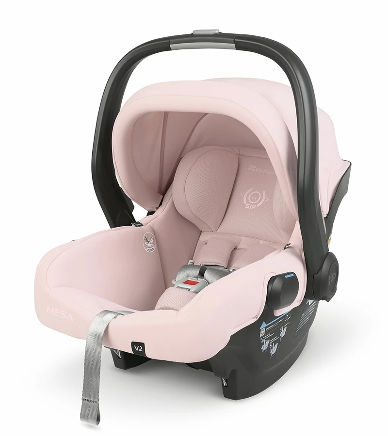 UPPAbaby MESA V2 Lightweight Infant Car Seat - Alice (Dusty Pink) 2 UPPAbaby MESA V2 Lightweight Infant Car Seat - Alice (Dusty Pink) - Image 2