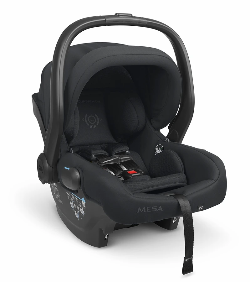 UPPAbaby MESA V2 Lightweight Infant Car Seat - Jake (Charcoal) 2 UPPAbaby MESA V2 Lightweight Infant Car Seat - Jake (Charcoal) - Image 2