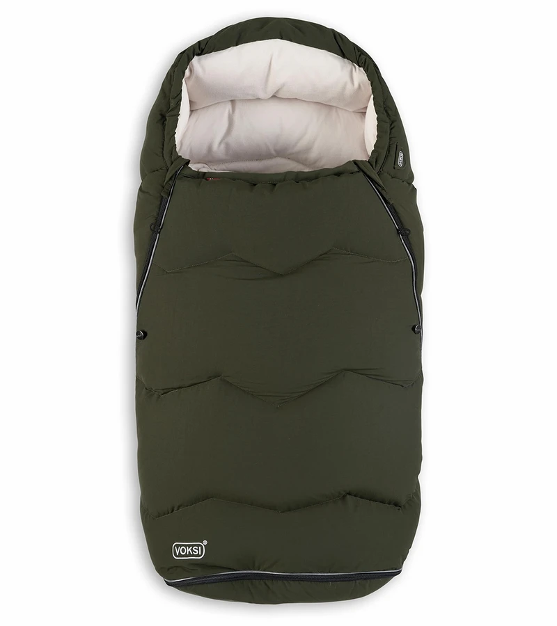 Voksi Urban Footmuff - Pine Green / Cream 1 Voksi Urban Footmuff - Pine Green / Cream