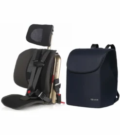 WAYB Pico Forward Facing Travel Car Seat + Deluxe Travel Bag Bundle - Earth